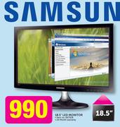 Samsung 18.5" LED Monitor