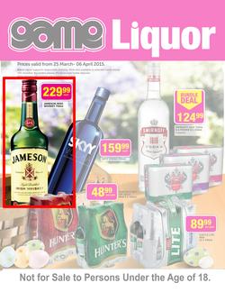 Game : Liquor (25 Mar - 6 Apr 2014), page 1