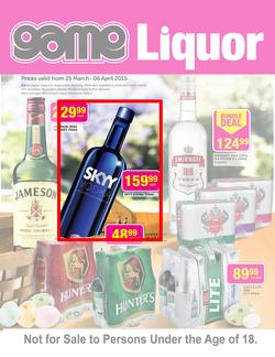Game : Liquor (25 Mar - 6 Apr 2014), page 1