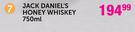 Jack Daniel's Honey Whiskey-750ml
