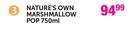 Nature's Own Marshmallow Pop-750ml