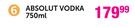 Absolut Vodka-750ml