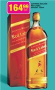 Johnnie Walker Red Label Whisky-750ml Each