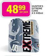 Hunter's Extreme Cans-4 x 440ml-Per Pack