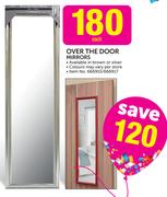Over The Door Mirrors - Each