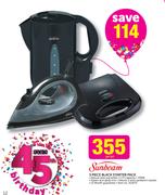 Sunbeam 3 Piece Black Starter Pack-Per Set