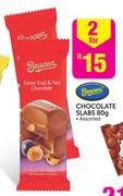 Beacon Chocolate Slabs-2 x 80gm