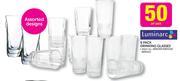 Luminarc 6 Pack Drinking Glasses-Per Pack