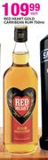 Red Heart Gold Carribean Rum-750ml
