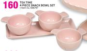 Tea Time 4 Piece Snack Bowl Set