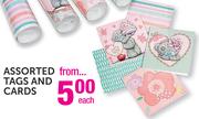 Assorted Tags And Cards-Each