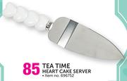 Tea Time Heart Cake Server