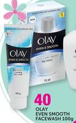 Olay Even Smooth Facewash-100g