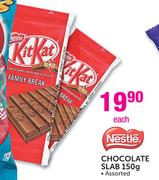 Nestle Chocolate Slab Assorted-150g Each