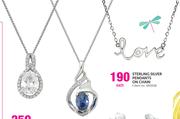 Sterling Silver Pendants on Chain Each