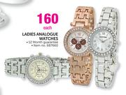 Ladies Analogue Watches Each