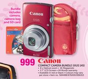 Canon Compact Camera Bundle IXUS 145