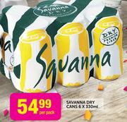 Savanna Dry Cans-6x330ml