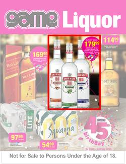 Game : Liquor (22 Apr - 13 May 2015), page 1