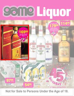 Game : Liquor (22 Apr - 13 May 2015), page 1