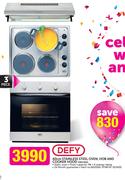 Defy 60cm Stainless Steel Oven, Hob And Cooker Hood DBO460