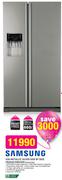 Samsung 516ltr Metallic Silver Side By Side Fridge/Freezer RSA1DTMG