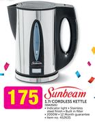 Sunbeam 1.7ltr Cordless Kettle SSK2521