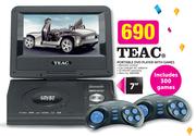 Teac 7" Portable DVD Player With Games