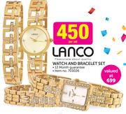 Special Lanco Watch And Bracelet Set Per Set m.guzzle .za