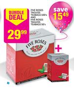 Five Roses Tagless Teabags-100's and Five Roses Tagless Teabags-50's