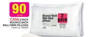 Casa 2-Pack Bounce Back Ball Fibre Pillows-Per Pack