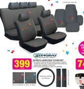 Stingray 18 Piece Ladies Seat Cover Set-Per Set