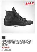 Men's Converse All Star Leather Mono Lifestyle Shoe
