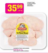 Country Fair 10 Piece Fresh Chicken Braaipack-Per Pack