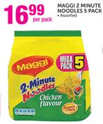 Maggi 2 Minute Noodles Assorted 5 Pack-Per Pack