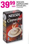 Nescafe Cappuccino Sticks Assorted-10's