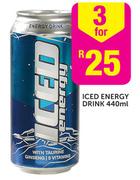 Iced Energy Drink-3x440ml