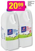 Clover Full Cream Or Low Fat Fresh Milk-2L Each