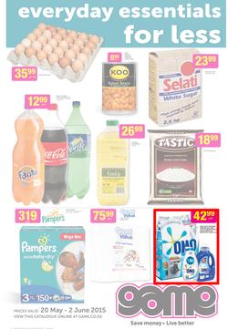 Game Western Cape : Everyday Essentials For Less (20 May - 2 Jun 2015), page 1