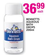 Bennetts Aqueous Bath Drops-200ml