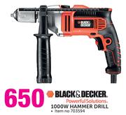 Black \u0026 Decker 1000W Hammer Drill 