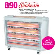 Sunbeam 6 Bar Quartz Heater