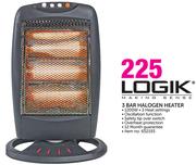 Logik 3 Bar Halogen Heater