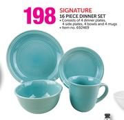 Signature 16 Piece Dinner Set