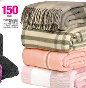Midi Nicole Throw-Each