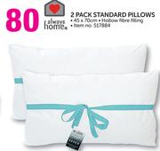 Always Home 2 Pack Standard Pillows