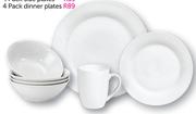 Mainstays 4 Pack Mugs Or Bowls-Per Pack