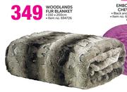 Woodlands Fur Blanket-150x200cm 