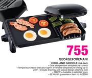 Georgeformen Grill And Griddle GR 64G