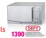 Defy 34Ltr Mirror Finish Grill Microwave Oven DMO343